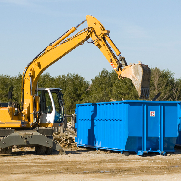 are there any restrictions on where a residential dumpster can be placed in Jefferson